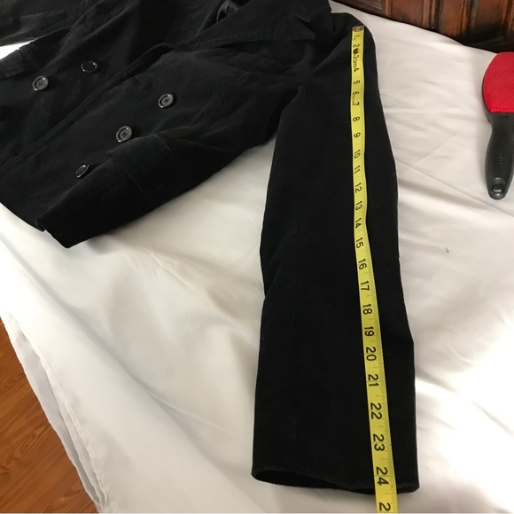 NW0T Corduroy Double breasted‎ Elbow Patch Coat Moda Intl Victoria’s Secret - Picture 9 of 11